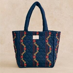 Sézane x Lucia Vergaras Quilted Tote Bag